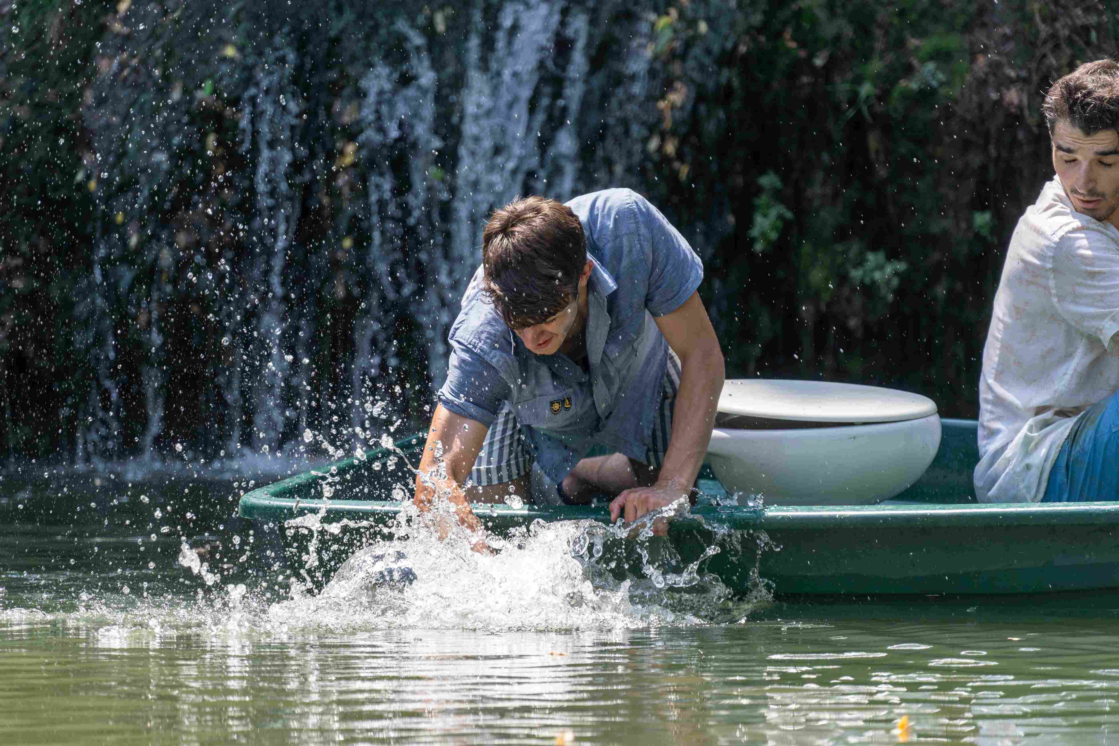 Spruzzi d'acqua.